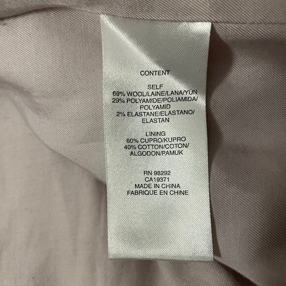 Tibi Cassius Suiting Double Layer Liam Blazer, Toffee Brown, XXS - Picture 4 of 6